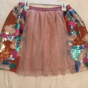Girls Sequin tulle skirt